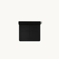 Black Neosava MineralFlex yoga mat made with PU and natural rubber, featuring a 5mm non-slip surface for yoga, pilates, stretching, and daily workout practice.