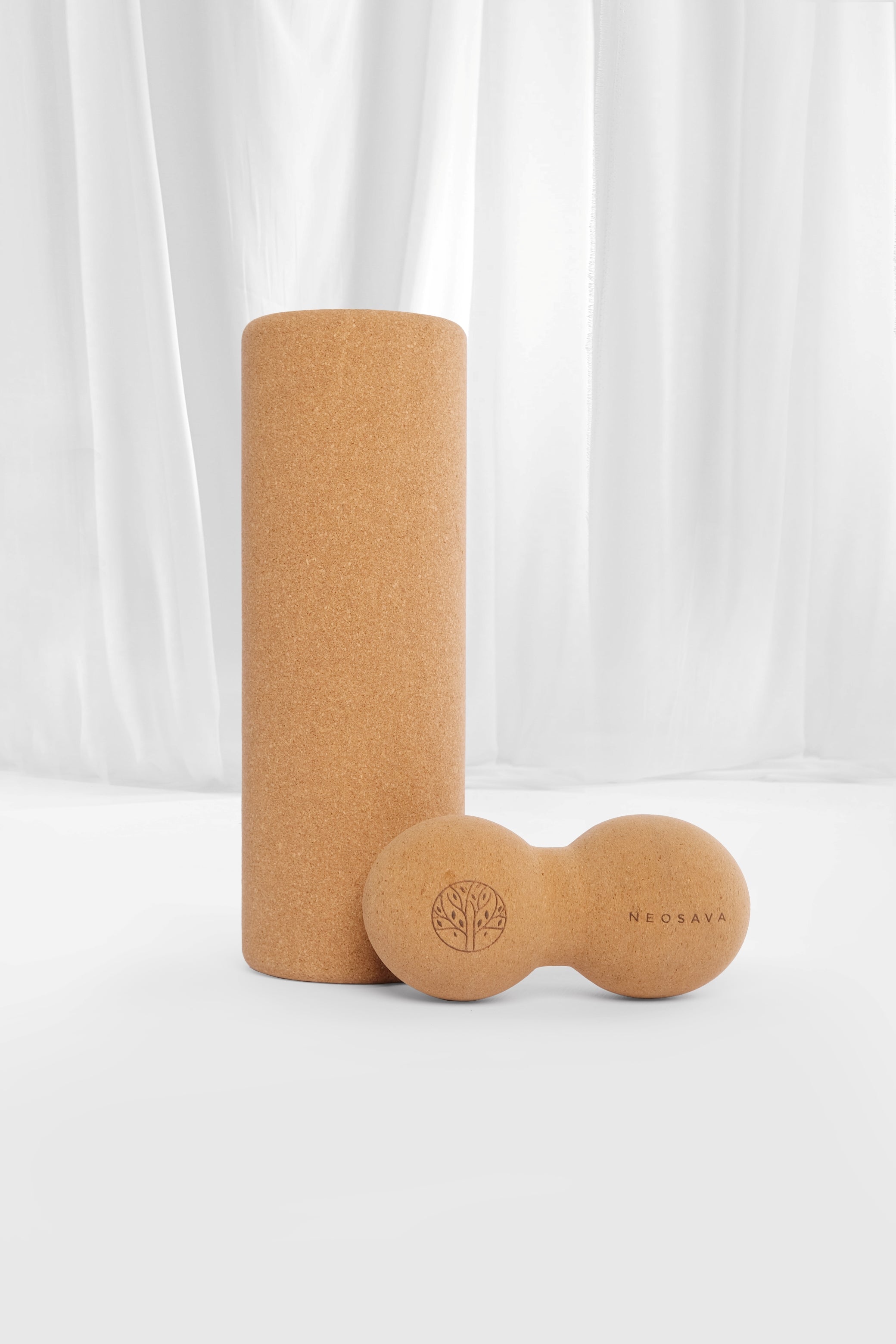 Neosava Cork Yoga Pilates Massage Roller