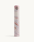 Cherry Blossom Neosava GalaGrip luxury yoga mat featuring delicate blush tones and flowing marble details for graceful yoga flow, pilates, stretching, and mindful movement.