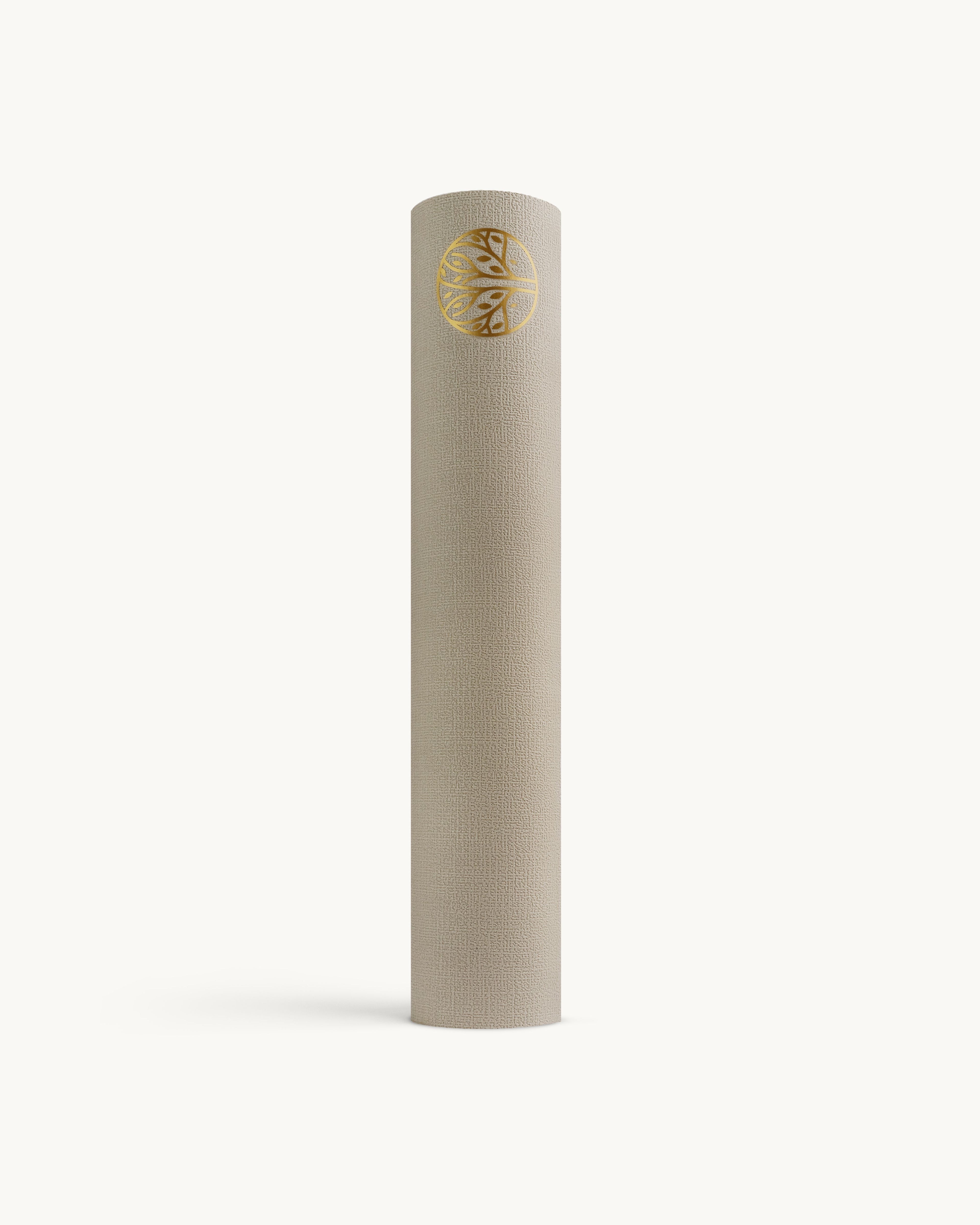Neosava Lizard Pro Crème beige pilates and yoga mat with premium aesthetic, steady grip, supportive feel, and elegant design for graceful movement.