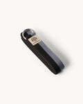 Neosava Onyx premium yoga strap with sleek black tone for flexibility training, yoga poses, pilates practice, stretching support, posture alignment, mobility work, and daily wellness routines.